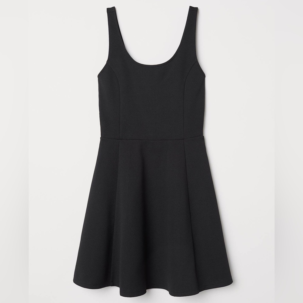 Divided size 12 black SLEEVELESS JERSEY DRESS